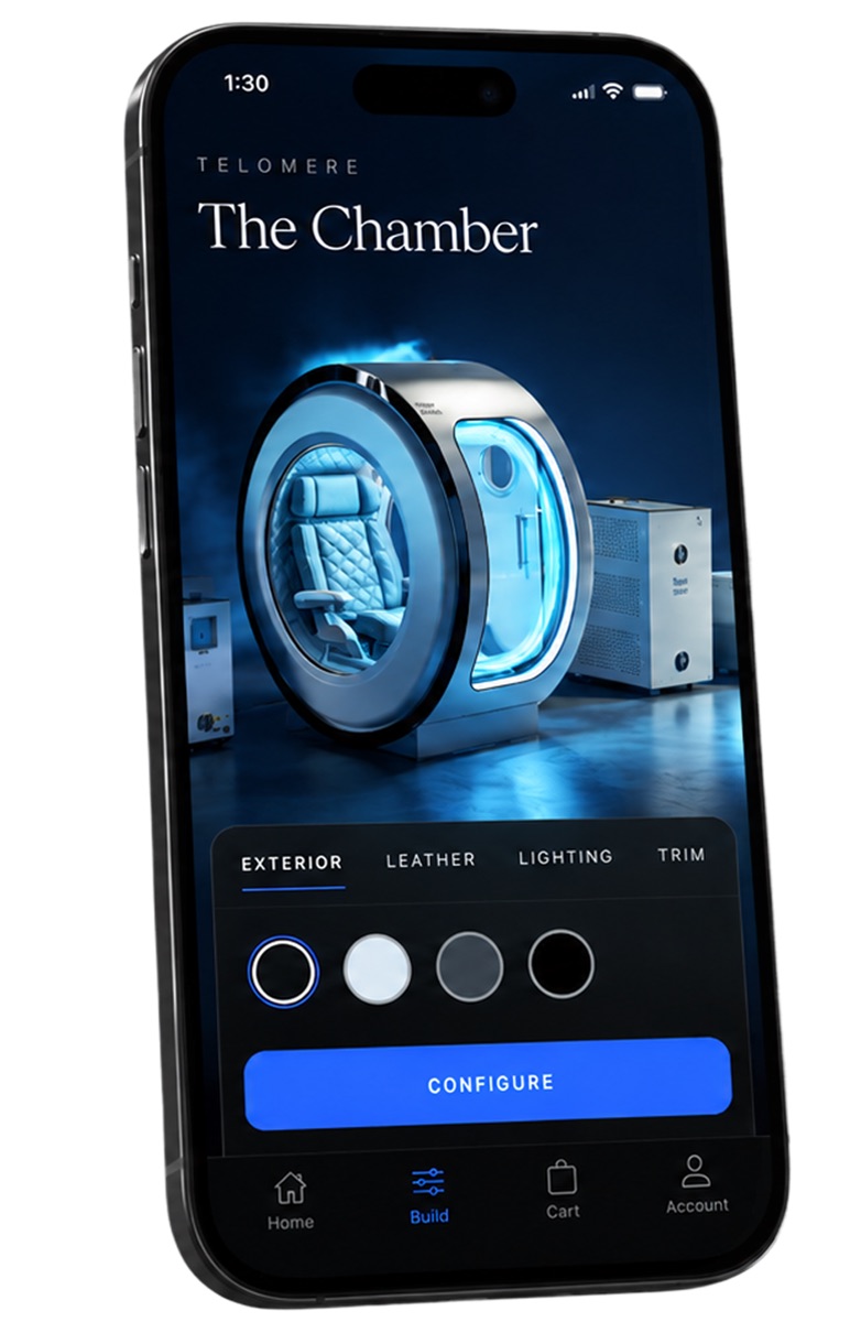 Hyperbarics.ai iOS app — The Chamber configurator
