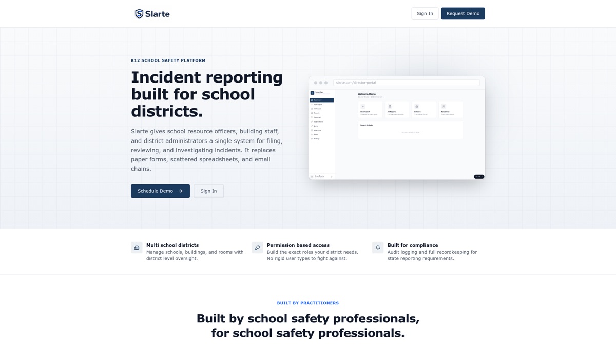 Slarte website